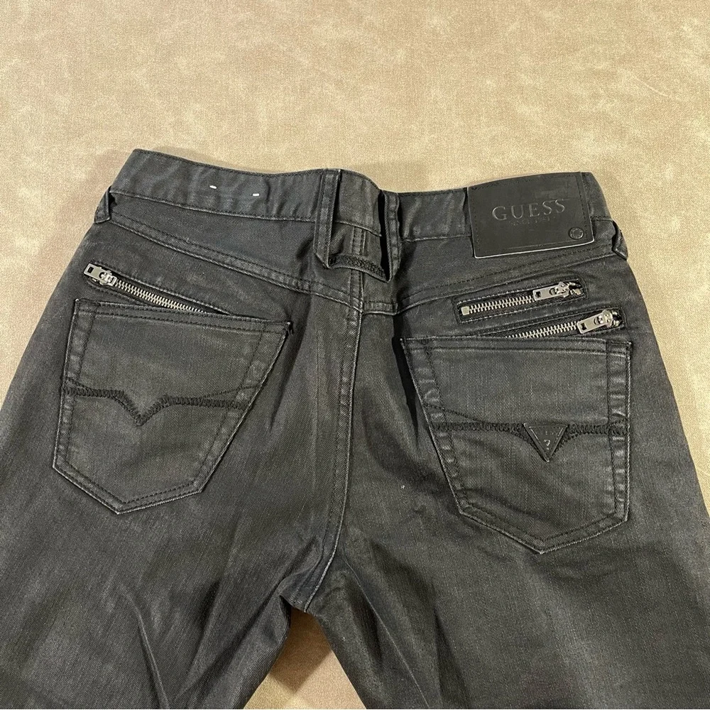 Guess Ultra Slim McCrae Fit Black Pants Size 29x32 - Picture 5 of 9